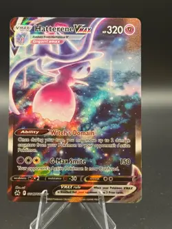 Hatterene Vmax 066/159 Crown Zenith NM Full Art Ultra Rare Pokemon Card - Image 1