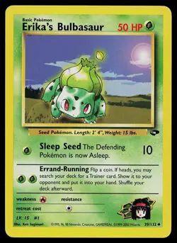 Pokemon Card - Erika's Bulbasaur Gym Challenge 39/132 Uncommon Non Holo - Image 1
