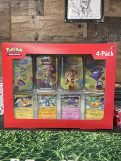 Pokemon Scarlet & Violet 151 Sams Club (4 Mini Tins + 4 Promo Cards Bundle) - Image 1