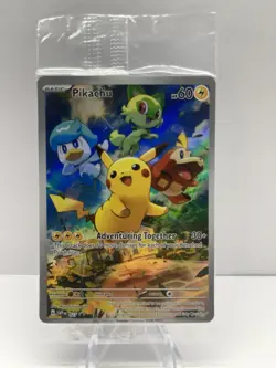 Pikachu 027 Sv: Scarlet & Violet Holo SEALED PROMO Pokemon Card - Image 1