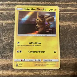 Detective Pikachu SM190 Rare Holo | Promo | Pokemon Card | LP - Image 1