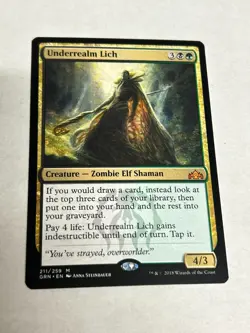 MTG Underrealm Lich Guilds of Ravnica 211/259 Regular Mythic NM - Image 1