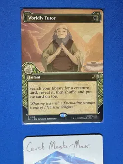 Worldly Tutor (Showcase) Avatar: The Last Airbender: Eternal-Legal 314 Normal NM - Image 1