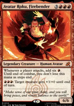 Avatar Roku, Firebender M Avatar: The Last Airbender: Eternal-Legal 112 NM - Image 1