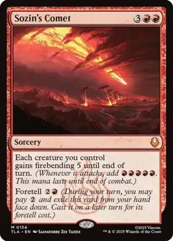 NM Sozin's Comet, MTG, Avatar: The Last Airbender, Magic the Gathering, 154 - Image 1