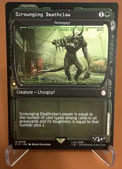 Scrounging Deathclaw - Tarmogoyf (Showcase) Universes Beyond: Fallout Regular - Image 1