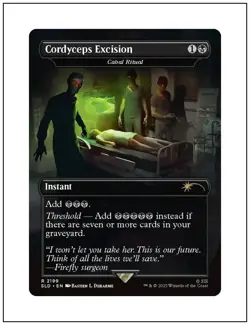 1x Cordyceps Excision - Cabal Ritual, Last of Us Secret Lair, Magic MTG NM - Image 1
