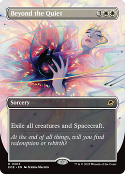 Beyond the Quiet (Borderless) Edge of Eternities - Near Mint Foil - Image 1