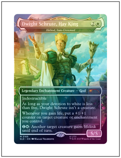 1x Dwight Schrute, Hay King (Heliod), Secret Lair 2165, Foil, Magic MTG NM - Image 1