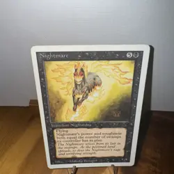 1995 Magic: The Gathering MTG - Revised Edition- NIGHTMARE - Vintage Rare - Image 1