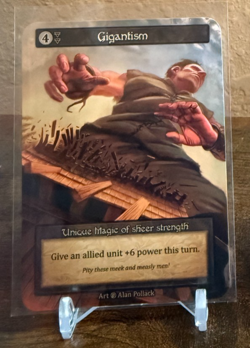Sorcery Contested Realms - Beta - Gigantism NM - Image 1