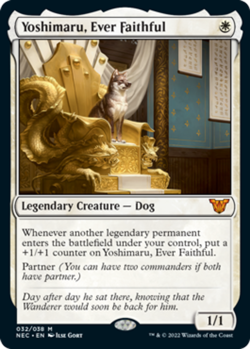 1x Yoshimaru, Ever Faithful - Foil NM-Mint, English Commander: Kamigawa: Neon Dy - Image 1
