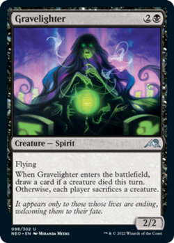 x1 Gravelighter - Kamigawa: Neon Dynasty - NM - MTG - Image 1