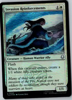 MTG, Invasion Reinforcements NM Foil Avatar The Last Airbender - Image 1