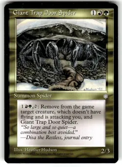 Giant Trap Door Spider Ice Age Regular MTG - Image 1