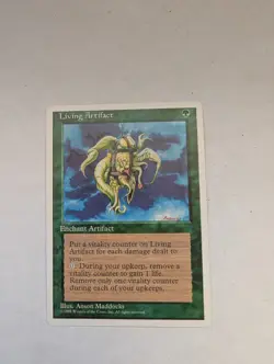 Living Artifact MTG Core Set 4th Edition Regular MTG NM - Image 1