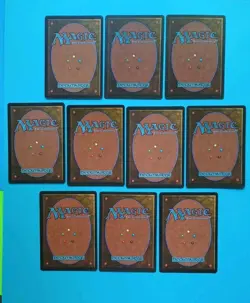 MTG Ice Age Lot of 10 Snow-Covered Lands Island, Forest, Mountain + LP/EX 1995! - Image 3
