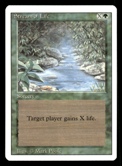 Stream of Life - MTG - Revised Edition NM - Magic the Gathering - Image 1