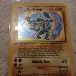 Pokemon TCG Machamp Holo Rare 1st Edition Base Set 8/102 MINT!!!! - Image 2