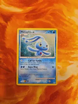 Manaphy Trainer Kit Holo Pokemon TCG Card 4/12 Lightly Played - Image 1