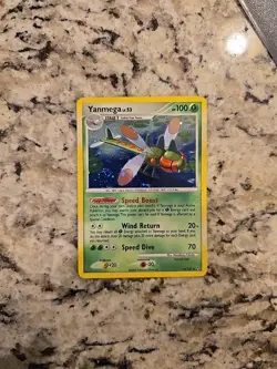 Pokemon TCG Yanmega Holo Rare Card Supreme Victors 14/147 2009 - Image 1