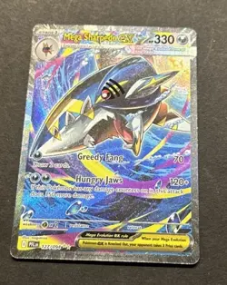 2025 POKEMON PHANTASMAL FLAMES MEGA SHARPEDO EX SECRET ILLUSTRATION RARE #127 - Image 2