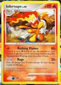 Infernape lv. 44 - 31/127 - Rare Non Holo - 2009 - Pokemon TCG - LP 🔥 - Image 1