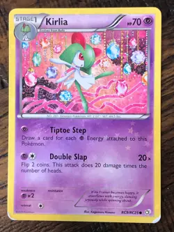 2013 KIRLIA RC9/RC25 Legendary Treasures Pokemon Radiant Collection - Image 1