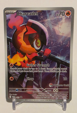Pokemon TCG "Charcadet" Pokemon Center Exclusive Promo 22 Phantasmal Flames ETB. - Image 1