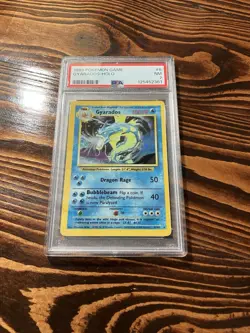 1999 Pokemon Base Set Unlimited Gyarados Holo Rare PSA 7 6/102 - Image 1