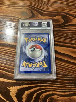 1999 Pokemon Base Set Unlimited Gyarados Holo Rare PSA 7 6/102 - Image 2