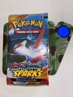 22.6g HEAVY Pokemon TCG: Scarlet and Violet Surging Sparks Booster Pack Latios - Image 1