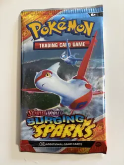22.6g HEAVY Pokemon TCG: Scarlet and Violet Surging Sparks Booster Pack Latios - Image 2