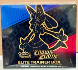Pokemon TCG: Crown Zenith Elite Trainer Box - ETB Factory Sealed NEW - Image 1