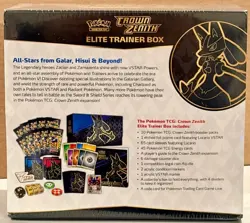 Pokemon TCG: Crown Zenith Elite Trainer Box - ETB Factory Sealed NEW - Image 2
