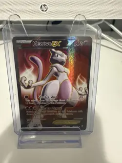Pokemon XY Breakthrough Mewtwo EX 158 Full Art Holo Foil 2015 LP - Image 1