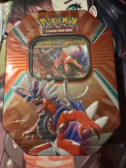 Pokemon TCG: Paldea Legends Tin: Koraidon Ex Brand New Factory Sealed - 4 Packs - Image 2
