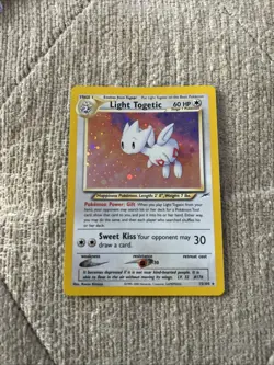 2002 Pokemon Neo Destiny Light Togetic Holo 15/105 Great Condition - Image 1