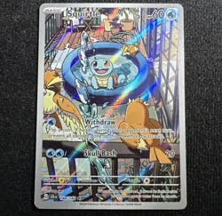 Squirtle 148/142 Illustration Rare - SV7 Stellar Crown - Pokemon TCG - Mint - Image 1