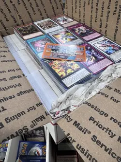 ??13lbs+ 4500+ UNSEARCHED Common YuGiOh Bulk Lot! Few Holos! Most LP/NM??? - Image 1