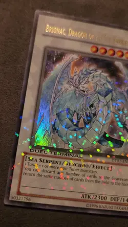 YuGiOh! Brionac, Dragon Of The Ice Barrier DT01-EN031 Duel Terminal Ultra NM - Image 2