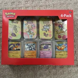 Pokemon 151 (4 Mini Tins + 4 Promo Cards Bundle) Pokemon Sams Club - Image 1
