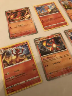 Lot Of 7 Charmander and Charmelion Pokemon Cards - Image 5