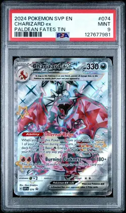 Charizard ex 074 Sv: Scarlet & Violet Promo Cards Holo PSA 9 - Image 1