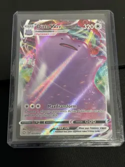 Pokemon Card Ditto VMAX 051/072 Shining Fates Ultra Holo Rare Near Mint - Image 3