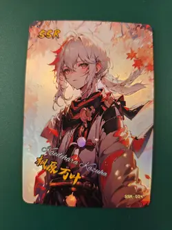 Goddess Story - Genshin Impact Kaedehara Kazuha ssr-004 Trading Card waifu - Image 1