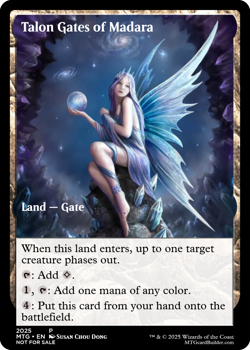 TALON GATES OF MADARA : MTG altered-art magic card : with Sexy Fairy! - Image 1