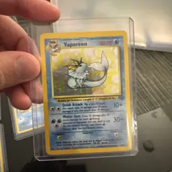 Vintage Pokemon Cards Including Holo Vaporeon And Lapras - Image 2