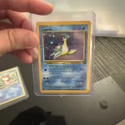 Vintage Pokemon Cards Including Holo Vaporeon And Lapras - Image 3