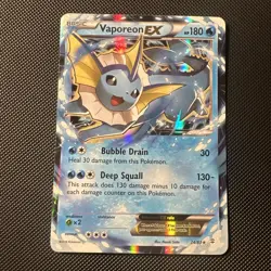 Vaporeon EX - 24/83 - Pokemon Generations XY Ultra Rare Card LP - Image 1